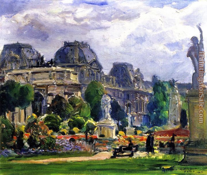 Joseph Kleitsch Jardin du Carrousel, Paris